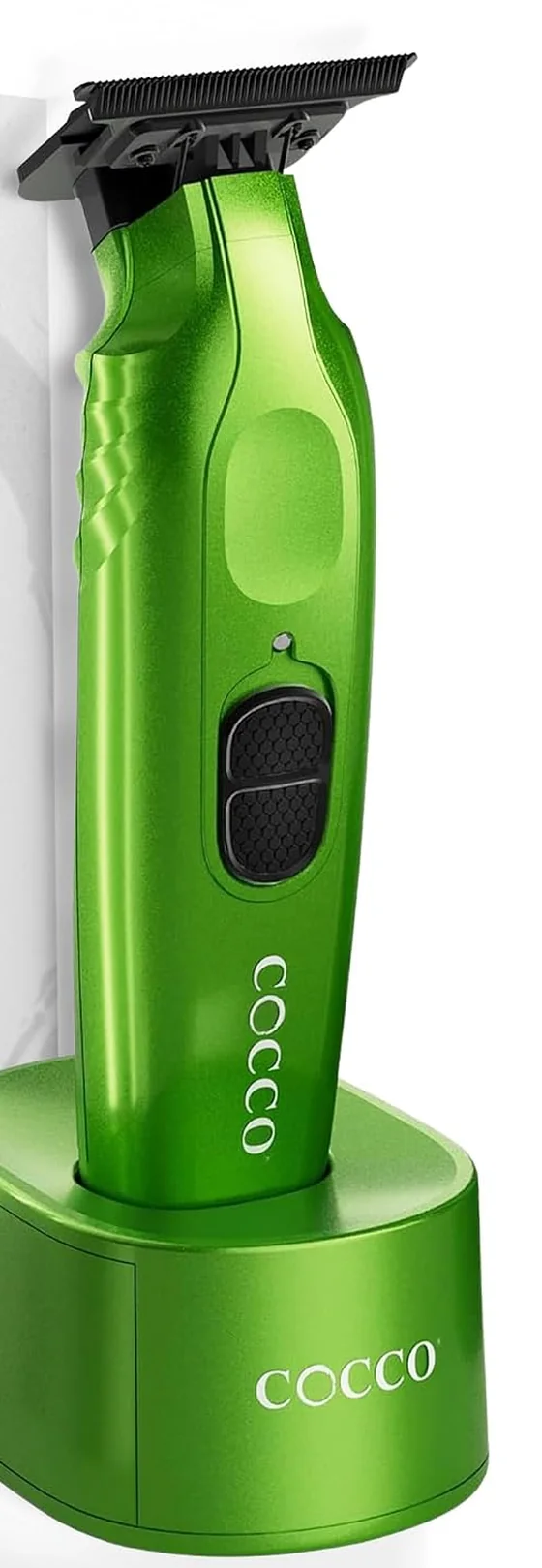 Cocco Hyper Veloce Pro trimmer standing in its charging dock